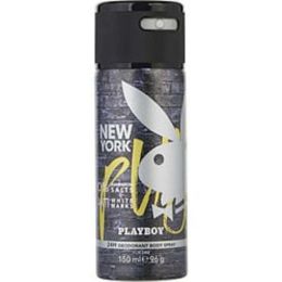Playboy New York By Playboy Deodorant Body Spray 5 Oz For Men