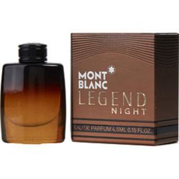 Mont Blanc Legend Night By Mont Blanc Eau De Parfum 0.15 Oz Mini For Men