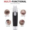 Nose And Ear Hair Trimmer Portable Electric Professional Painless Eyebrow & Facial Hair Trimmer For Men And Woman